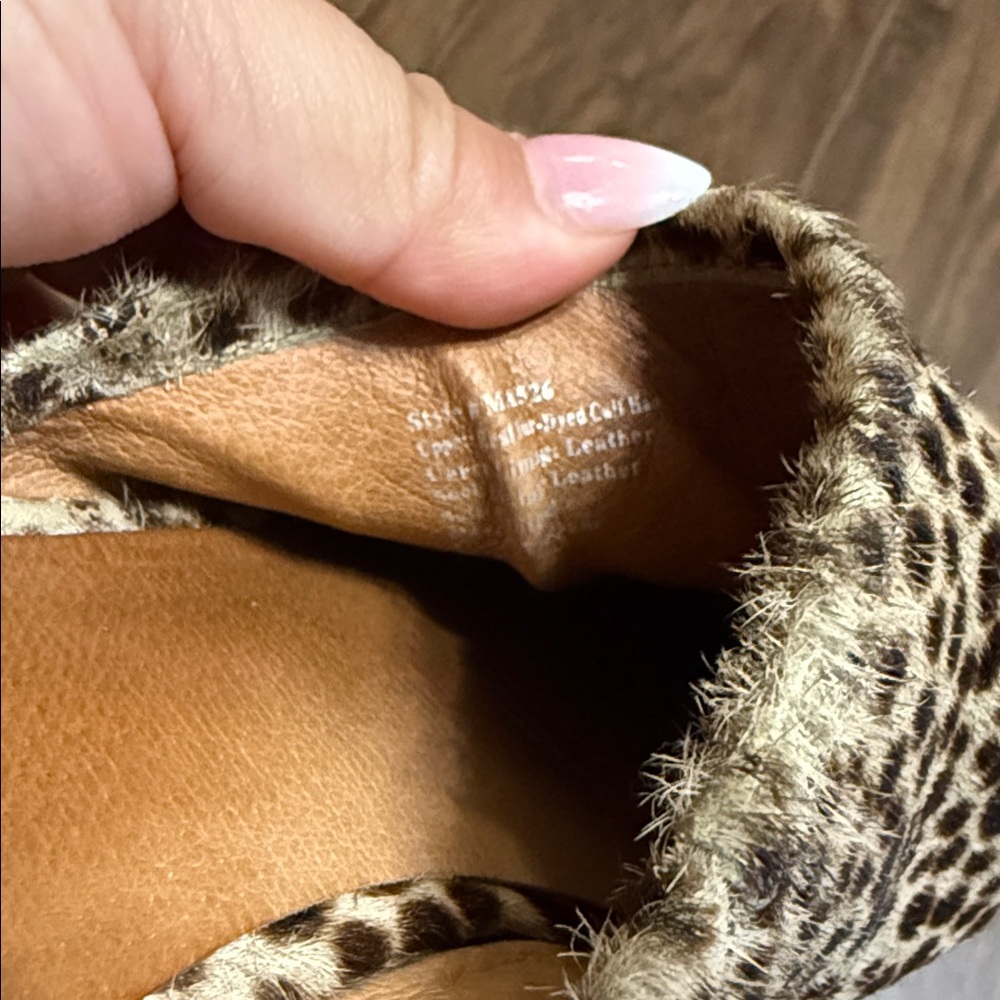 Madewell The Ruby Clog in Dotted Calf Hair size 8.5 - Picture 7 of 9